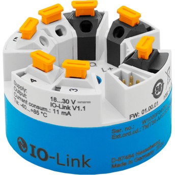 RTD IO-Link temperature head transmitter iTEMP TMT36 for head mount process temperature sensors